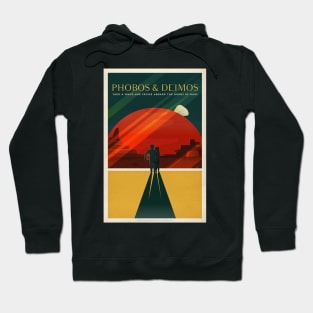 Mars tourism poster for Phobos and Deimos Hoodie